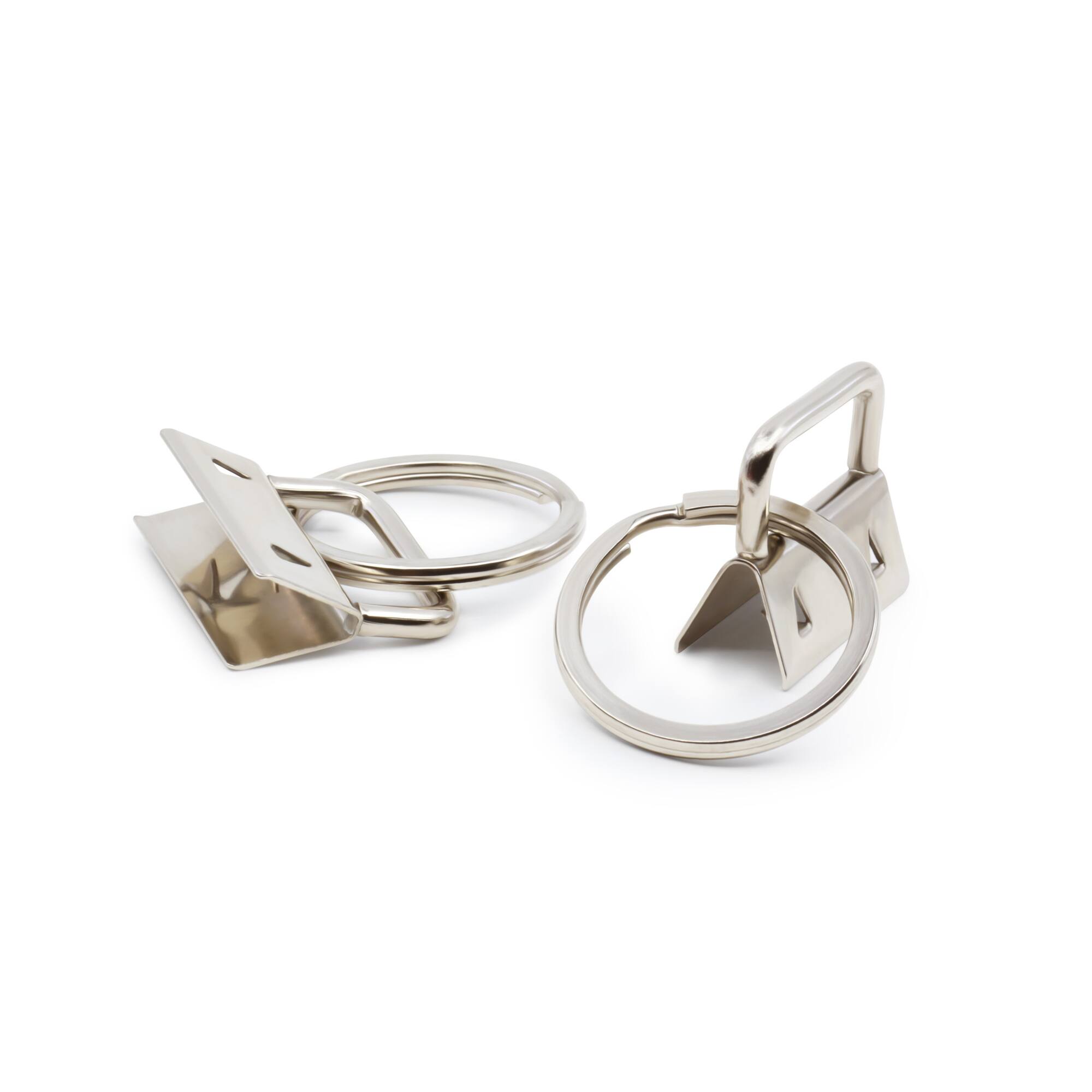 Dritz® Silver 1" Key Fob Hardware, 12ct.
